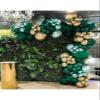 Green and Gold Balloons, 12 Inch Dark Emerald Green Sage Green Metallic Gold Balloon Green Gold Confetti Balloons for Birthday Wedding Christmas New Year Eve Party Decorations view 4