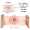 JIAHANG Baby Girls Top Flower Headwrap Stretchy Silky Headbands Set 6Pcs for Infant Toddlers (Chiffon Flower 6pcs) view 2