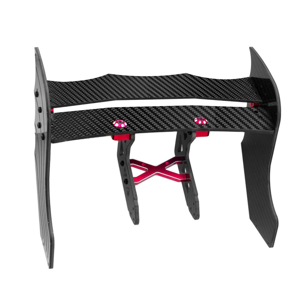 1/7 RC Car Racing Rear Tail Wing Carbon Fiber Rear Spoiler Wing for ARRMA F1 Limitless 1/7 RC Car RC Car Upgrade Parts
