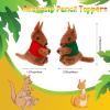 20pcs Kangaroo Clip Buddy Stuffed Animal Pencil Toppers & Prizes - Fuzzy Hugger Animal Plush Pencil Clips view 2