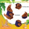 20pcs Kangaroo Clip Buddy Stuffed Animal Pencil Toppers & Prizes - Fuzzy Hugger Animal Plush Pencil Clips view 3