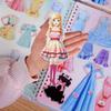 Daniel Axel Magnetic Dress Up Paper Doll,Magnet Princess Dress Up Dolls for Girls Ages 4-7,Travel Activities Road Trip Car Ride Interactive Learning Created Imagine Set Birthday Gift view 3