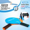 Beeplove 2 Sets Beach Games Toy Paddle Ball Set - Funny Paddleball Rackets Game, Outdoor Sports Toys for Kids Adults Family Games Yard Lawn Party Supplies, Beach Must Haves 2026, Blue Orange, Medium view 2