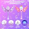 2 Pack Bubble Wands for Kids,Outdoor Party Birthday Bubble Toy for Toddlers,Light Up & Music Bubble Machine,Bubble Maker & Bubble Blower,Gift for Girls Age 3 4 5 6 Years Old.(Pink+Purple) view 4