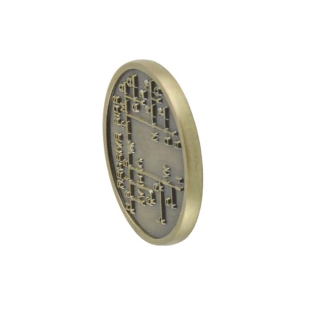 Jkjhbhged CW Morse Code Commemorative Coins CW Training Coin Morse Code Training Coin for Novice Radio Enthusiasts, Bronze, 500306396