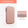 Supmay Carrying Case Compatible with Voichic 32 Bit Handheld Game Console for Kids Adults, Preloaded 135 Retro Portable Gaming Player Storage Holder Travel Bag with Mesh Pocket for USB Cable,Rose Gold view 3