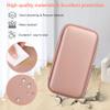 Supmay Carrying Case Compatible with Voichic 32 Bit Handheld Game Console for Kids Adults, Preloaded 135 Retro Portable Gaming Player Storage Holder Travel Bag with Mesh Pocket for USB Cable,Rose Gold view 4