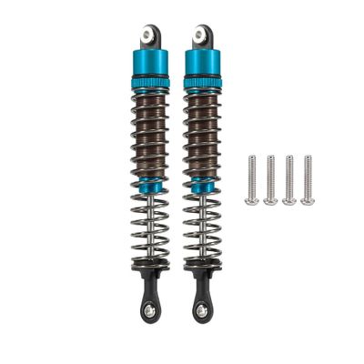 1/10 RC Oil Leakproof Shocks,2Pcs Adjustable Oil Filled Shocks 52mm-120mm for 1/10 RC Buggy Truggy On Road Touring Drift Cars Monster Trucks Upgrade Parts (2pcs 95mm blue)