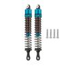 1/10 RC Oil Leakproof Shocks,2Pcs Adjustable Oil Filled Shocks 52mm-120mm for 1/10 RC Buggy Truggy On Road Touring Drift Cars Monster Trucks Upgrade Parts (2pcs 95mm blue) view 1
