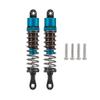 1/10 RC Cars Oil Leakproof Shocks,2Pcs Adjustable Oil Filled Shocks 52mm-120mm for 1/10 RC Buggy Truggy On Road Touring Drift Cars Monster Trucks Upgrade Parts (2pcs 75mm blue) view 1