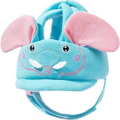 CQBXRD Baby Head Guard Backpack, Soft Baby Safety Protective Cap, Toddler Adjustable Safety Helmet, Cute Shape, Anti-Fall Anti-Collision Headguard Hats (Blue)