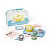 Bigjigs Toys Tin Tea Set - 25 Piece Mini Teatime Playset with Carry Case, Children's Picnic Sets & Accessories, Kitchen Food Playsets, Kids Role Play Toy, Toddler Gifts For Girls & Boys, Age 3 Years + view 1