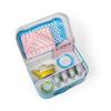 Bigjigs Toys Tin Tea Set - 25 Piece Mini Teatime Playset with Carry Case, Children's Picnic Sets & Accessories, Kitchen Food Playsets, Kids Role Play Toy, Toddler Gifts For Girls & Boys, Age 3 Years + view 2