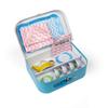 Bigjigs Toys Tin Tea Set - 25 Piece Mini Teatime Playset with Carry Case, Children's Picnic Sets & Accessories, Kitchen Food Playsets, Kids Role Play Toy, Toddler Gifts For Girls & Boys, Age 3 Years + view 3