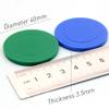 ToysCentral Basics 500 Custom Poker Chips Plastic Tokens,40mm/1.57in Diameter,Imprint Full-Color with Your Logo,Text or Images for Drink Bar,Wedding,Event,Company Advertise (Yellow) view 2