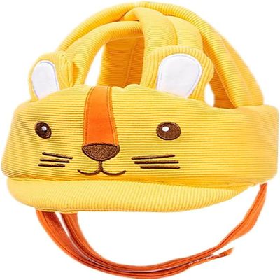 CQBXRD Baby Head Guard Backpack, Soft Baby Safety Protective Cap, Toddler Adjustable Safety Helmet, Cute Shape, Anti-Fall Anti-Collision Headguard Hats (Yellow)