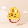 CQBXRD Baby Head Guard Backpack, Soft Baby Safety Protective Cap, Toddler Adjustable Safety Helmet, Cute Shape, Anti-Fall Anti-Collision Headguard Hats (Yellow) view 2