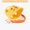 CQBXRD Baby Head Guard Backpack, Soft Baby Safety Protective Cap, Toddler Adjustable Safety Helmet, Cute Shape, Anti-Fall Anti-Collision Headguard Hats (Yellow) view 4