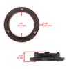Caltric Front Differential Retainer Compatible with Polaris RZR 2020-2021 3239527 3236561 view 2