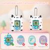 BEARDDO Silicone Case Compatible with Tamagotchi Original Virtual Pet Game Machine, Cow Cute Cartoon Virtual Pet Game Machine Protector Cover for Tamagotchi Original Accessories(White Cow) view 2