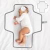 UPKOCH Portable Changing Pad Cover for Newborns Diaper Changing Mat Stylish Print for Travel Outdoor Use Leak-Resistant Design Easy to Store for Parents view 3