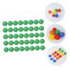 CHILDWEET 100pcs Openable Raffle Balls Lottery Balls for Party Games Activities Crafts Fun and Reusable Festive Props Green Color view 2