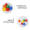 CHILDWEET 100pcs Openable Raffle Balls Lottery Balls for Party Games Activities Crafts Fun and Reusable Festive Props Green Color view 3