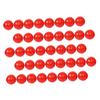 CHILDWEET 100pcs Openable Lottery Balls Bright Red Sphere Game Balls for Raffles Parties and Events Fun Interactive Activity Props for Surprises and Celebrations view 1