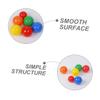 CHILDWEET 100pcs Openable Lottery Balls Bright Red Sphere Game Balls for Raffles Parties and Events Fun Interactive Activity Props for Surprises and Celebrations view 2
