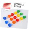 CHILDWEET 100pcs Openable Lottery Balls Bright Red Sphere Game Balls for Raffles Parties and Events Fun Interactive Activity Props for Surprises and Celebrations view 3