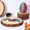 3D Printed Dragon with Surprise Egg,Surprise Dinosaur Eggs Fidget Toys for Kids, Birthdays, Halloween Christmas Decorations Gifts Indoor Outdoor for Girls Boys (Yellow&Green) view 3