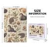 1000 Piece Jigsaw Puzzle for Adults Personalized Picture Puzzle Nature Lovely Hedgehog Squirrel Birds Customized Wooden Puzzle for Family, Birthday, Wedding, Game Nights Gifts, 19.7"x29.5" view 2