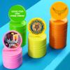 Qansean 500 Custom Plastic Chips,Personalized Your Own Photo/Text/Logo on a Chip Double Sided Printing,Good for Beer or Drink in Bar Token (Purple) view 3