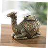 Abaodam Zinc Alloy Camel Piggy Bank for Boys and Girls Creative Cartoon Money Holder Golden Coin Bank for Saving Coins Fun Desktop Ornament for Home and Office view 2