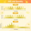 ANPUNAT 36 PCS Golden Paper Crown Gold Crowns Hats Party King Crowns for Birthday Party Baby Shower beauty pageant Photo Props view 3