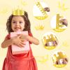 ANPUNAT 36 PCS Golden Paper Crown Gold Crowns Hats Party King Crowns for Birthday Party Baby Shower beauty pageant Photo Props view 4