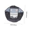 Abaodam Rain Cape Stroller Cover Windproof Outdoor Stroller Rain Cover Easy Install view 2