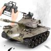 Ferthor Fun Heng Long 1/16 Scale RC Tanks,Remote Control 2.4ghz US M41A3 Walker Bulldog Tank Model,RC Tank for Adults with Sound and Light,Big Tank for Military Fans Age 14+ view 1