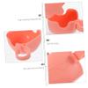 4pcs Portable Pacifier Holder Cases Travel-Friendly Pacifier Storage Box Soother Container for Strollers Diaper Bags and Home Use view 3