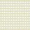 100pcs Double Jump Rings 18k Yellow Gold Strong No Fade Open Split Connector Loop Findings for Jewellery Making Craft (20mm) view 1