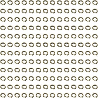 100pcs Double Jump Rings Antique Bronze Strong No Fade Open Split Connector Loop Findings for Jewellery Making Craft (20mm)