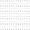 100pcs Double Jump Rings Silver Strong No Fade Open Split Connector Loop Findings for Jewellery Making Craft (16mm) view 1
