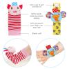 Infant Rattle Toys 0 to 3 Years, Baby Wrist Rattle Foot Finder Socks Set, Birthday Holiday Present for Newborn Boy Girl 0/3/4/6/7/8/9/12/18/24/36 Months Kids Toddler, Gift Box Package (4A-Pink) view 2