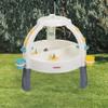 DOLU: Fun Fountain Water Table: White, Green, Yellow - Sand & Water Activity Table, Indoor/Outdoor, Durable Plastic, Sensory Toy, Toddler Kids Ages 2+ view 2
