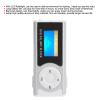 MUNEFE MP3 Music Player Set, Portable Diital Music Media Player with Clip, LCD Screen Display BackClip Music Player for Sports Rnin(Sier) view 4