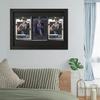 12.8"x9.4"Card Display Case,Sports Card Display,Baseball Card Display,Wood HD Glass 3 Graded Card Display Case,for,Sports,Baseball,Basketball,Hockey(Black).  view 3