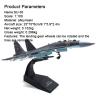 9.1 1/100 Scale Su-35 Fighter Model Airplane Aircraft Model Jet Collectibles Diecast Plane Model for Collection Gift Ornament (Size : C) view 2