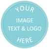 Qansean 500 Custom Plastic Chips,Personalized Your Own Photo/Text/Logo on a Chip Double Sided Printing,Good for Beer or Drink in Bar Token (Lake Blue) view 1