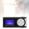 MUNEFE MP3 Music Player Set, Portable Diital Music Media Player with Clip, LCD Screen Display BackClip Music Player for Sports Rnin(Black) view 2