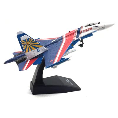 GeRRiT 9.1 1/100 Scale Su-35 Fighter Model Airplane Aircraft Model Jet Collectibles Diecast Plane Model for Collection Gift Ornament (Size : D)